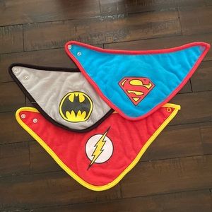 Justice League bibs